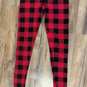 Victoria’s Secret PINK buffalo plaid PJ leggings